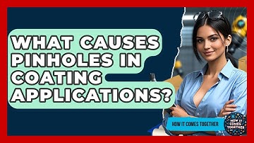 What Causes Pinholes In Coating Applications? - How It Comes Together