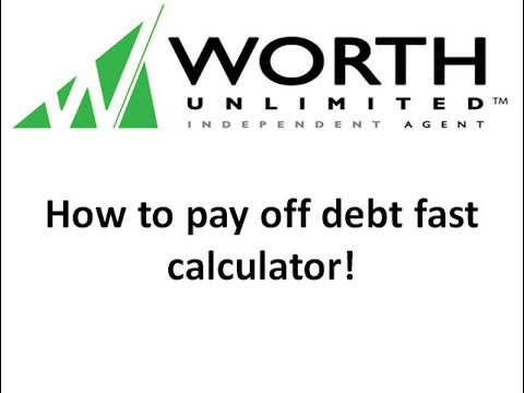 how to pay off debt fast calculator youtube paying off debt fast calculator
