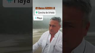 La concha de Artedo si tiene arena y os lo demuestro es una bonita Playa asturiana