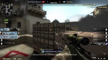 Western Wolves vs Epsilon  - RAW Match Highlight - DreamHack Summer 2013 CS:GO