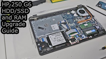 HP 250/255 G6 HDD/SSD and RAM Upgrade Guide