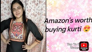 Amazing kurti review from Amazon ?? amazon onlineshopping trending kurti shopping beautiful