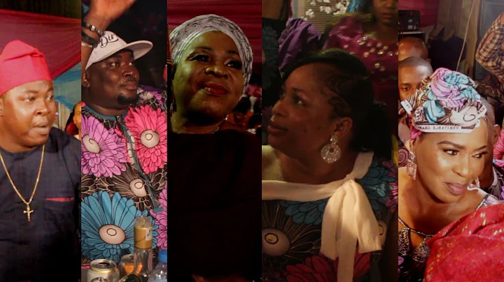 ADEBAYO TIJANI, FATHIA BALOGUN, FAUSAT BALOGUN, KEMI AFOLABI CELEBRATE WITH KUNLE AFOD'S MOTHER@70