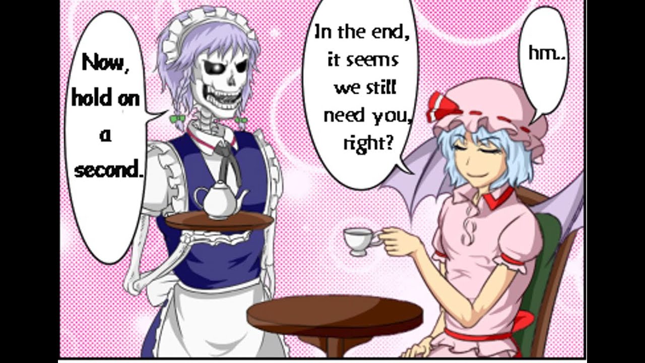 [touhou comic]sakuya becomes skeleton