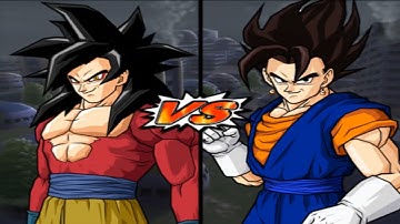 DBZ Budokai Tenkaichi 3 - Goku (GT) SSJ4 VS Vegito