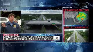 Florida Gov. Ron DeSantis provides an update on response to Hurricane Milton