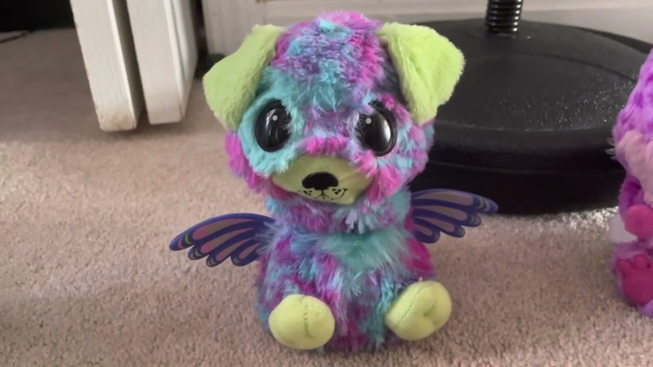 My purple/blue Hatchimal dog is dancing part 2￼