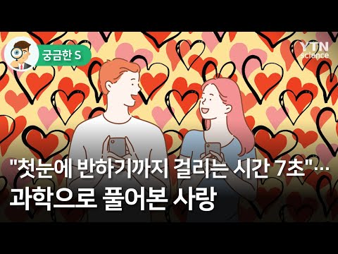 [궁금한S] "첫눈에 반하기까지 걸리는 시간 7초"…과학으로 풀어본 사랑 / YTN 사이언스