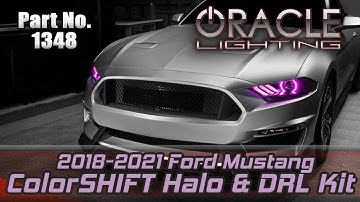 Ford Mustang 2018-202 ORACLE ColorSHIFT Halo and DRL kit