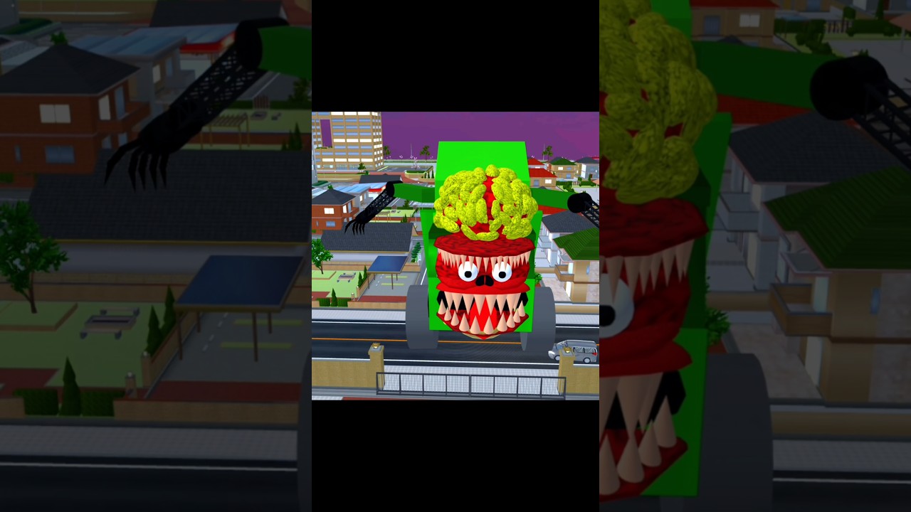 There's Horror Secret Place Truck green monster  Eater Haunted Yuta Mio 😱 SAKURA SCHOOL SIMULATOR