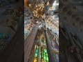 Astonishing Interior of the Sagrada Família Basilica,a masterpiece of Antoni Gaudí #mustwatch #short