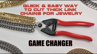 How to Cut Thick Jewelry Chains