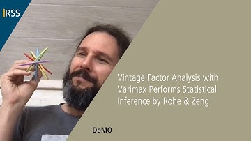DeMO: Vintage Factor Analysis with Varimax Performs Statistical Inference by Rohe & Zeng