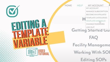 Editing a Template Variable: BuildMySOP Platform Video Tutorial