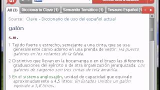 Definición de galón
