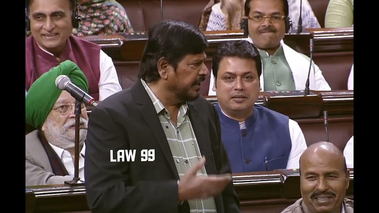 sri-ramdas-athawale-parliament-speech-welcoming-vice-president-as-ex
