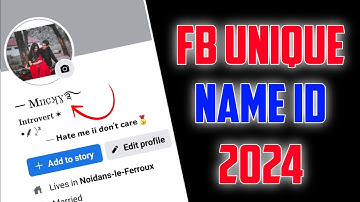 FACEBOOK STYLISH NAME ❤️🔥  | FACEBOOK STYLISH NAME CHANGE 2024