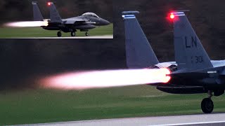 🔥 Glorious Pure F-15 Strike Eagle Sound On Takeoff