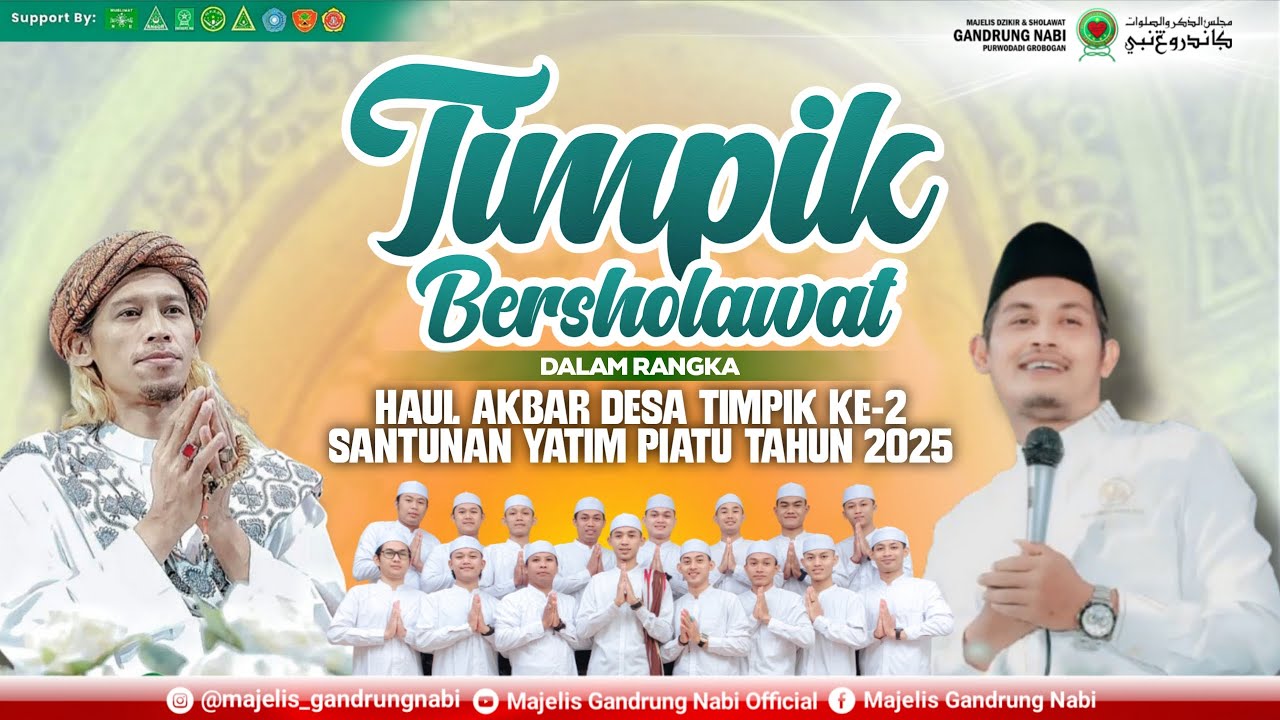 🔴🔵[LIVE] TIMPIK BERSHOLAWAT BERSAMA MAJELIS GANDRUNG NABI