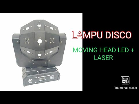 Lampu disco LED. 