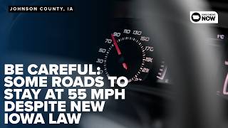 Some Iowa roads could stay at 55 mph despite new speed limit law