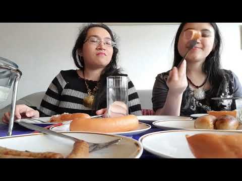 Mukbang Challenge - Sandra and Tiara (German Food)