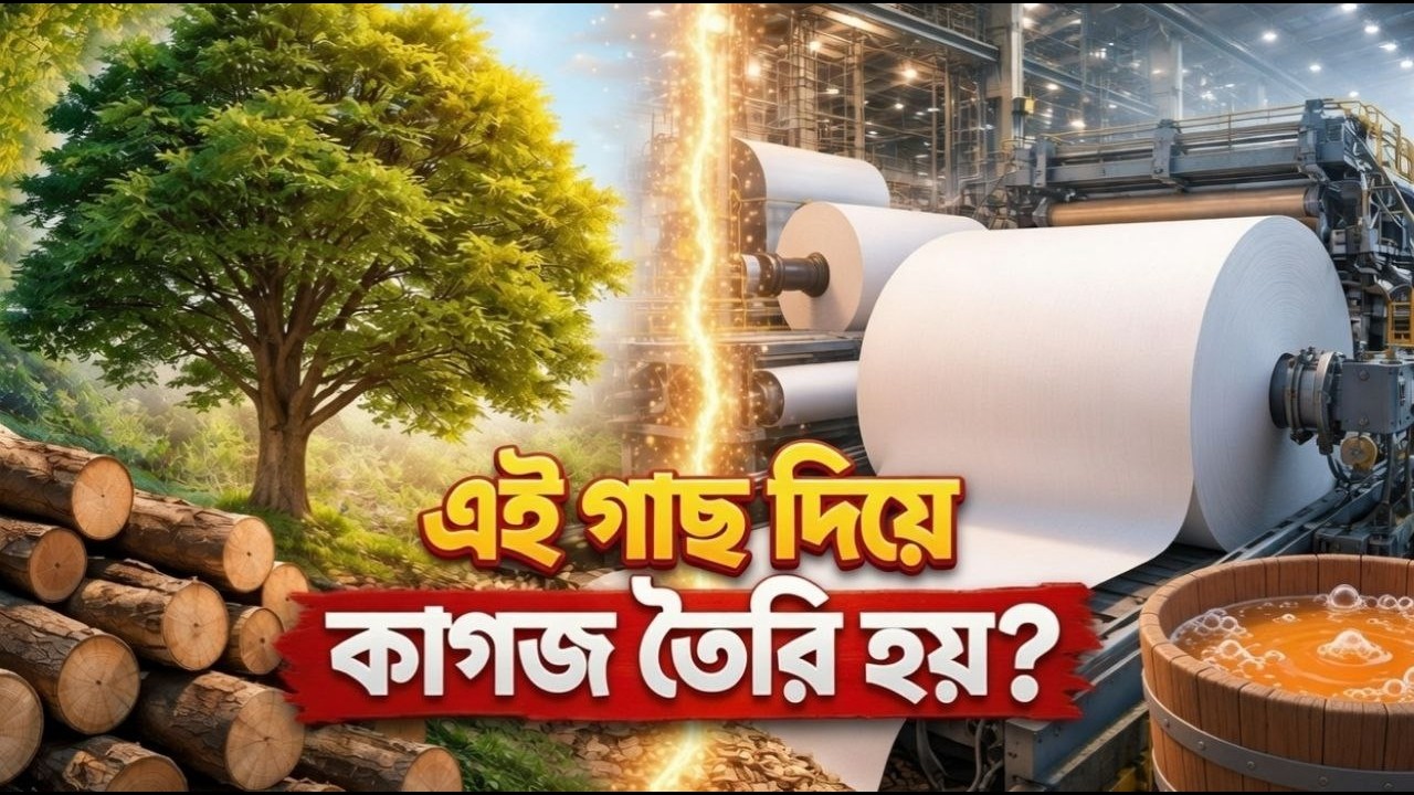 দেখুন ফ্যাক্টরিতে কিভাবে কাগজ তৈরি হয় | Paper Making Process in Factory | factory jatra