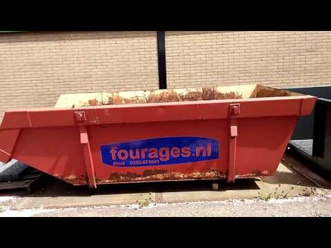 (VERKOCHT) 6 m³ tweedehands mestcontainer te huur