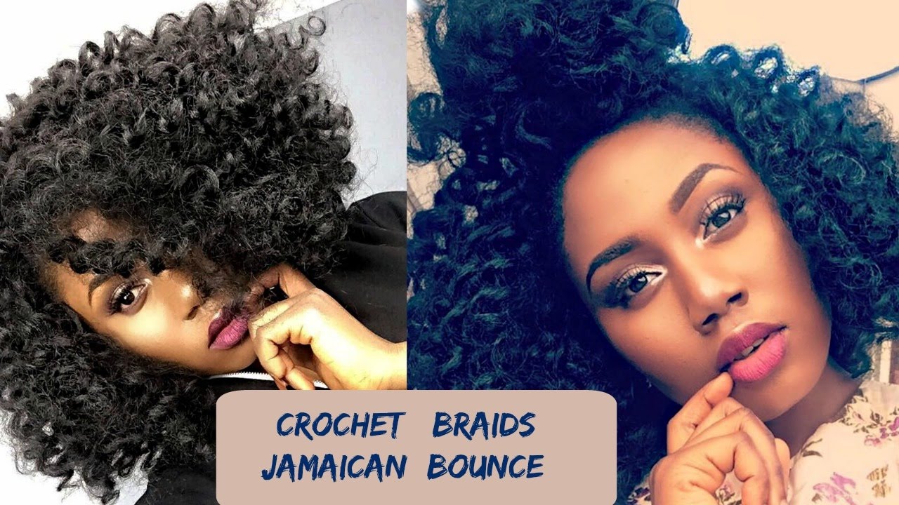 Jamaican Bounce Hair Quick Easy Crochet Braids For Beginners Knotless Crochet Braids