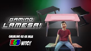 Gigaware 120/140cm RGB Gaming Tables Impressions! (Tagalog)
