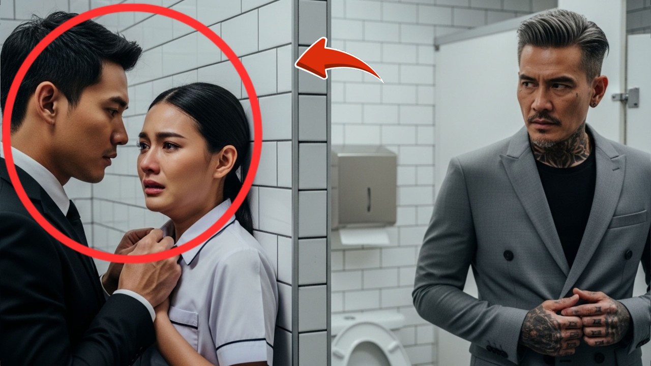 ผู้จัดการลากพนักงานเสิร์ฟเข้าห้องน้ำ ไม่รู้ว่าหัวหน้ามาเฟียอยู่ใกล้ 👍🔔📢