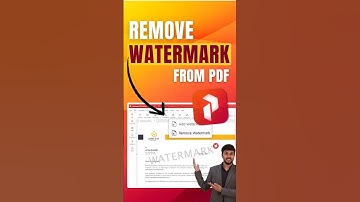 Remove Watermark from PDF File Instantly! 100% Free & Easy Method #removewatermark #pdfediting
