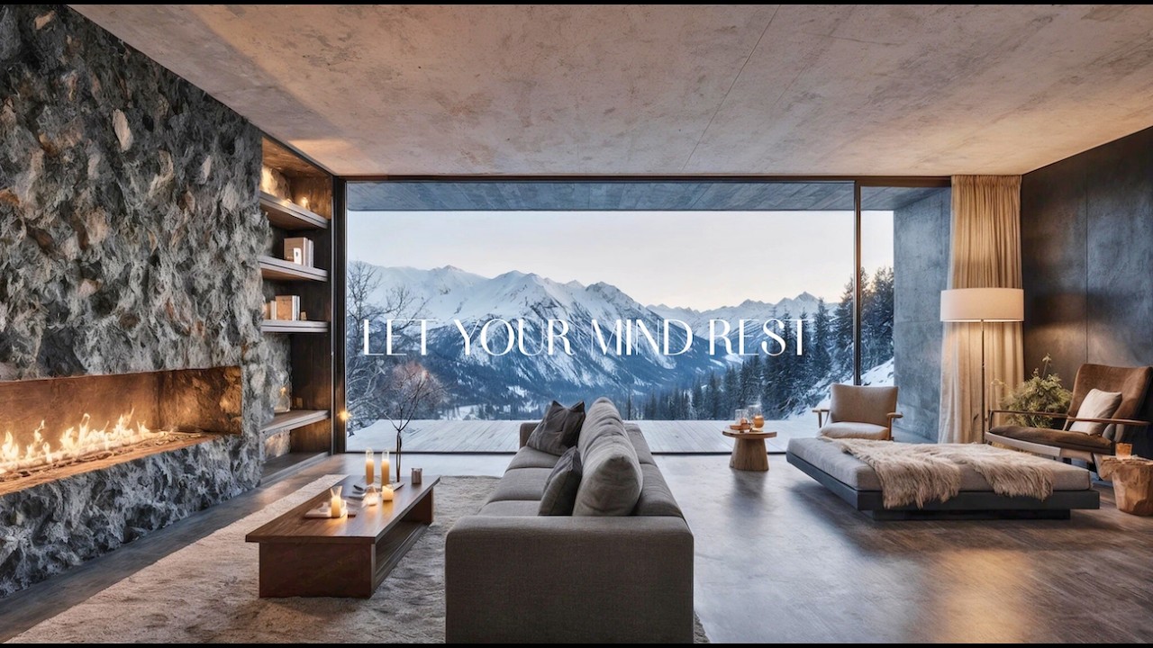 Cozy Mountain Cabin Jazz ☕🏔️ | Lofi Chill Music to Relax, Study & Unwind