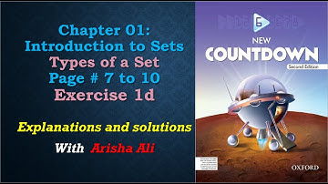 What are the types of a set || Oxford Countdown 2nd edition || Class #6