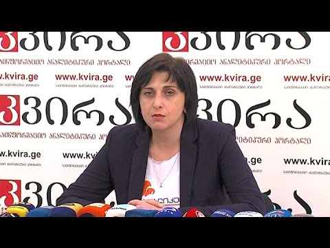 „რესპუბლიკური პარტიის“ წარმომადგენლის, თამარ კორძაიას ბრიფინგი