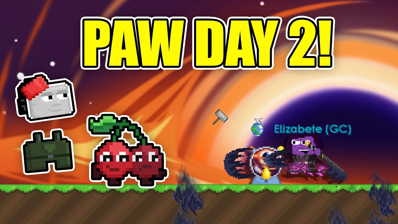 ALL THE NEW ITEMS IN PAW DAY 2! | Growtopia 2023 |