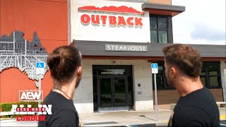 MJF & Adam Cole prepare for their ROH Tag Title match by going to Outback? | AEW All In: London