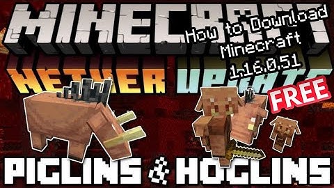 ✓How To Download Minecraft Beta Version 1.16.0.51 THE NETHER UPDATE for FREE!