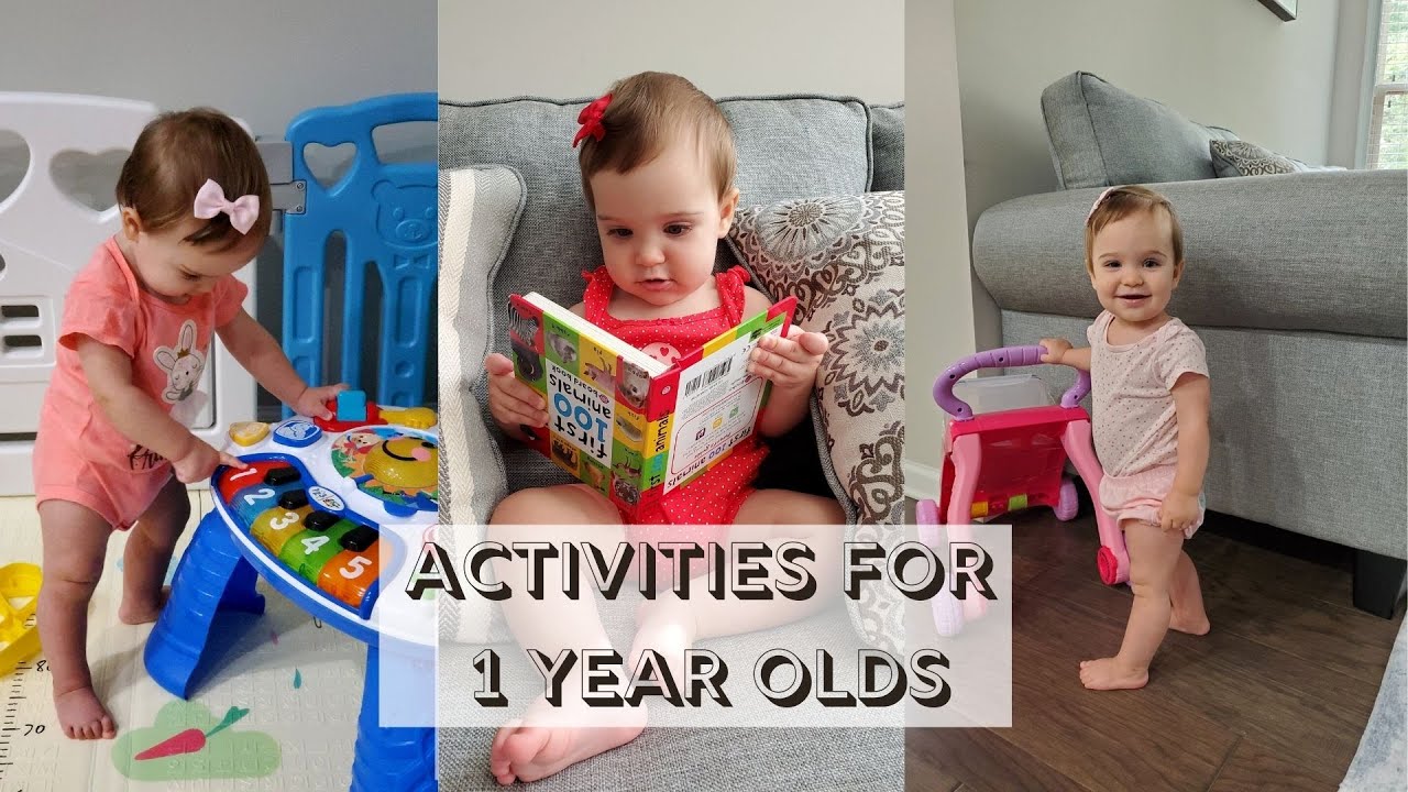 ACTIVITIES FOR 1 YEAR OLDS| Toys For Baby's DEVELOPMENT