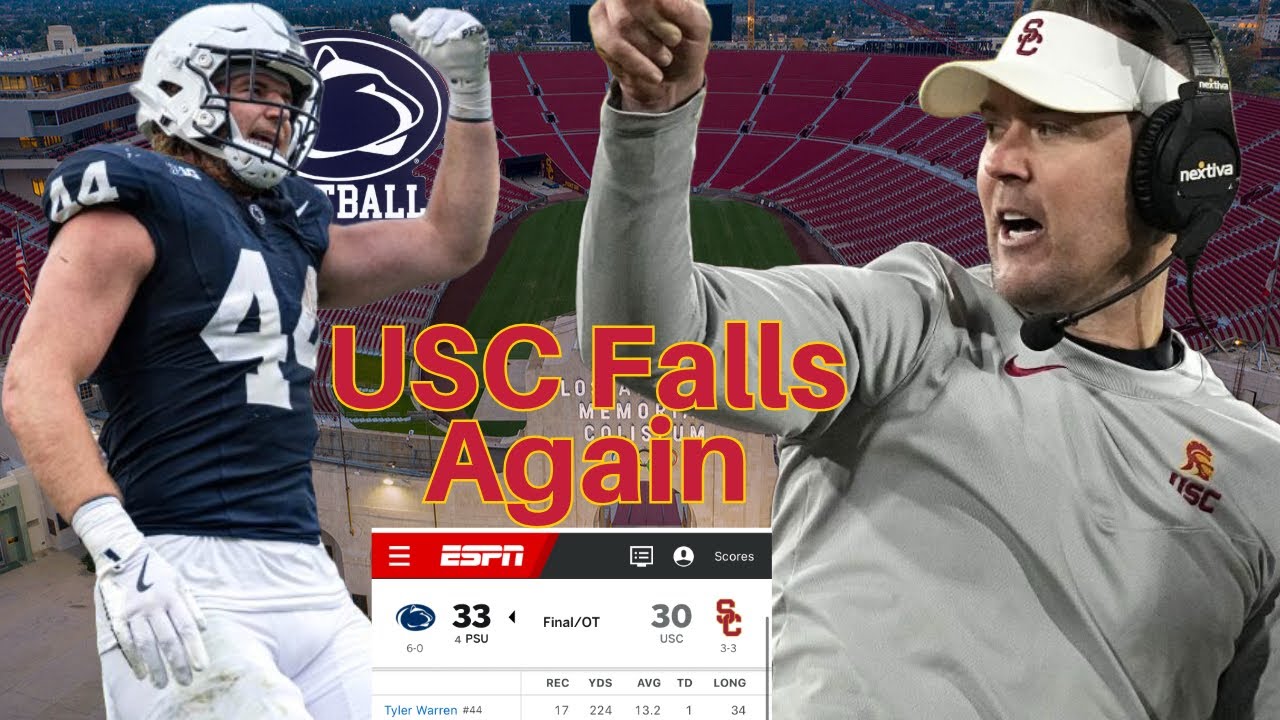 🚨Penn St. Sets a Record vs USC Trojans Football. Lincoln Riley & Staff Start Packing Immediately!