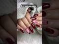 Simple Nail Art for Mahoon colour #acrylic #structuregel #nails #naildesign