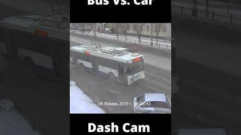 Head on collision with a bus! 🚍 #shorts