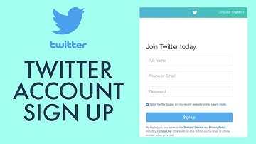 Register Twitter Account 2021: How to Open New Twitter Account? - twitter.com Sign Up