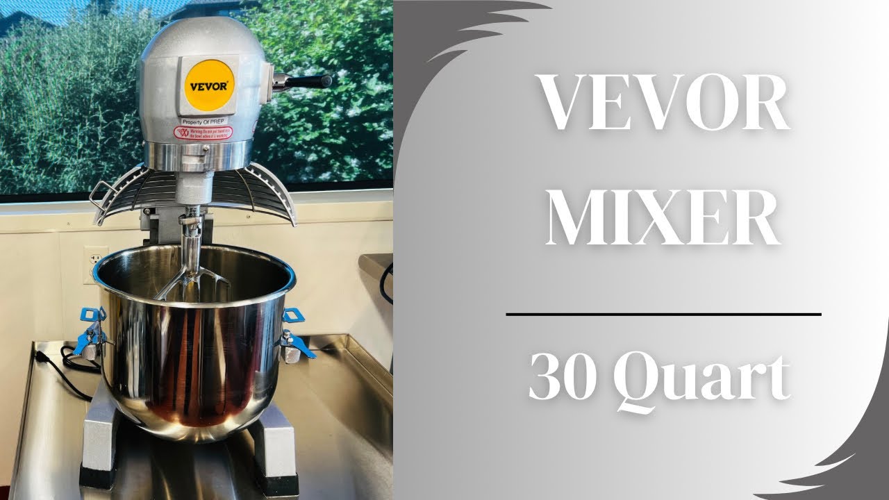 Vevor Mixer 30 Quart Commercial Mixer YouTube