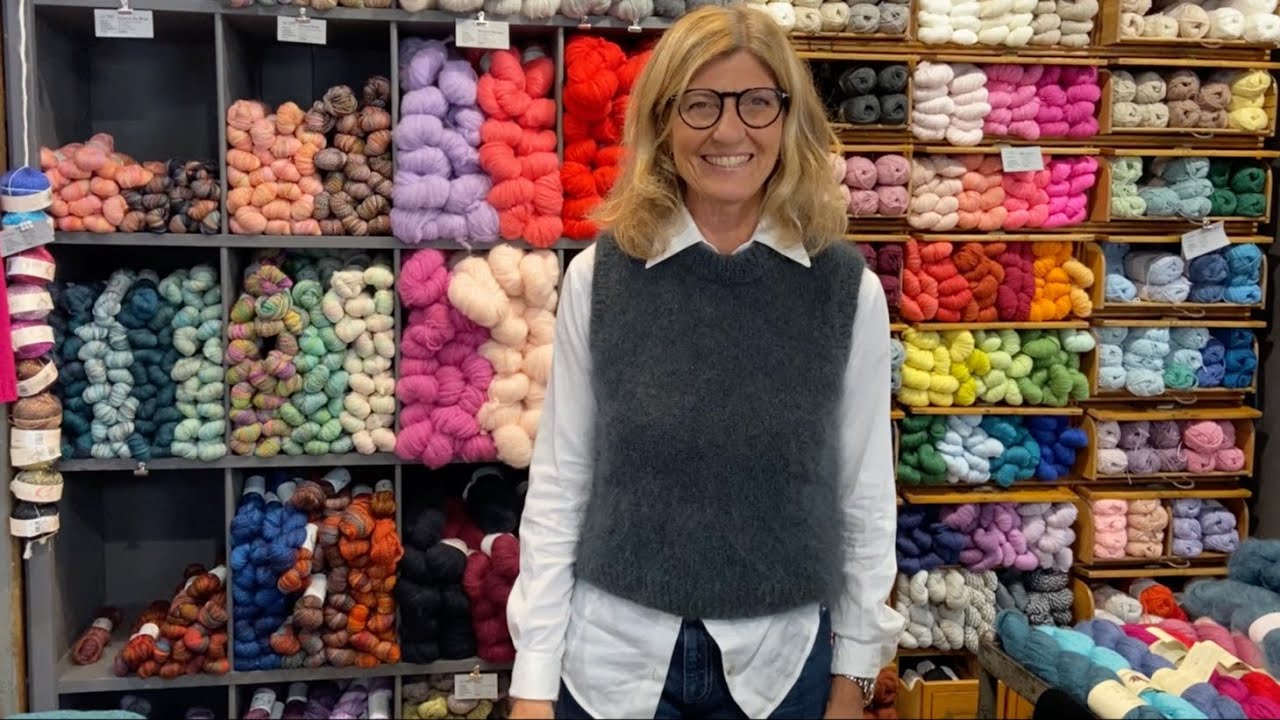 Einen Slipover aus Mohair top-down stricken