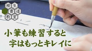 21小学生のうちから小筆を練習すると字はもっとキレイに