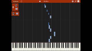 Benidorm theme on synthesia