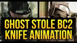 COD Ghost Stole Knife Animation From Bad Company 2?