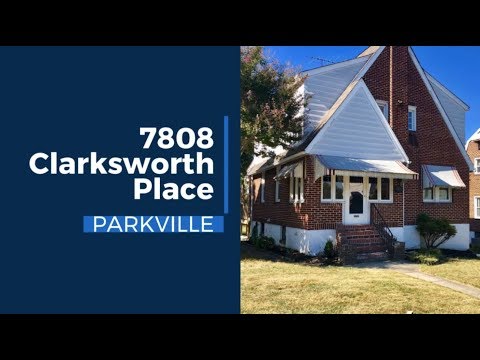 7808 Clarksworth Place, Parkville, MD home video tour