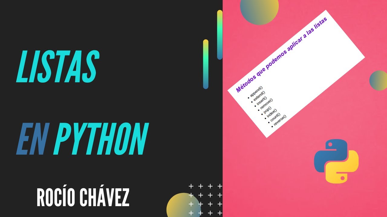 Listas en Python - YouTube
